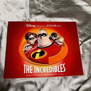 the incredibles lithographs set of 4